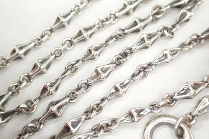 Bloody Mary Tiny Bone Chain Necklace Silver 925 50cm 19.7" Used 24.9ｇ Hook