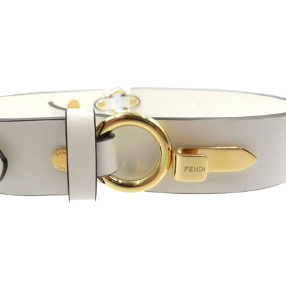 Fendi x Versace Fendace Collaboration 2022 Gold Tone Logo Belt Size 65/26 78cm