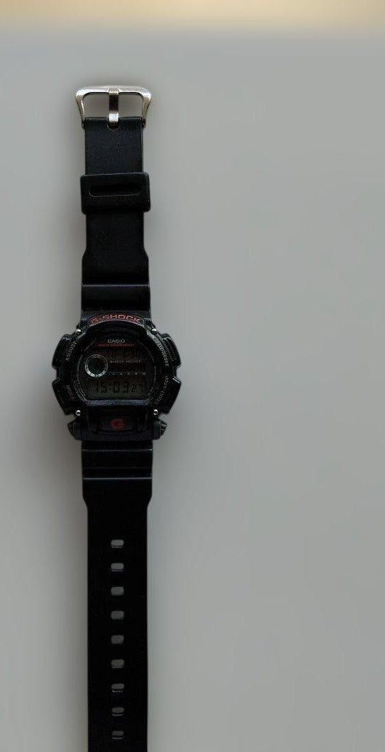 CASIO G-SHOCK DW-9000 Mens Digital Watch Black Resin 200M Shock Resist Vintage