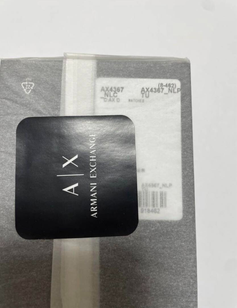 Armani Exchange Lady Banks AX4367 Analog Quartz Women Purple Watch Unused
