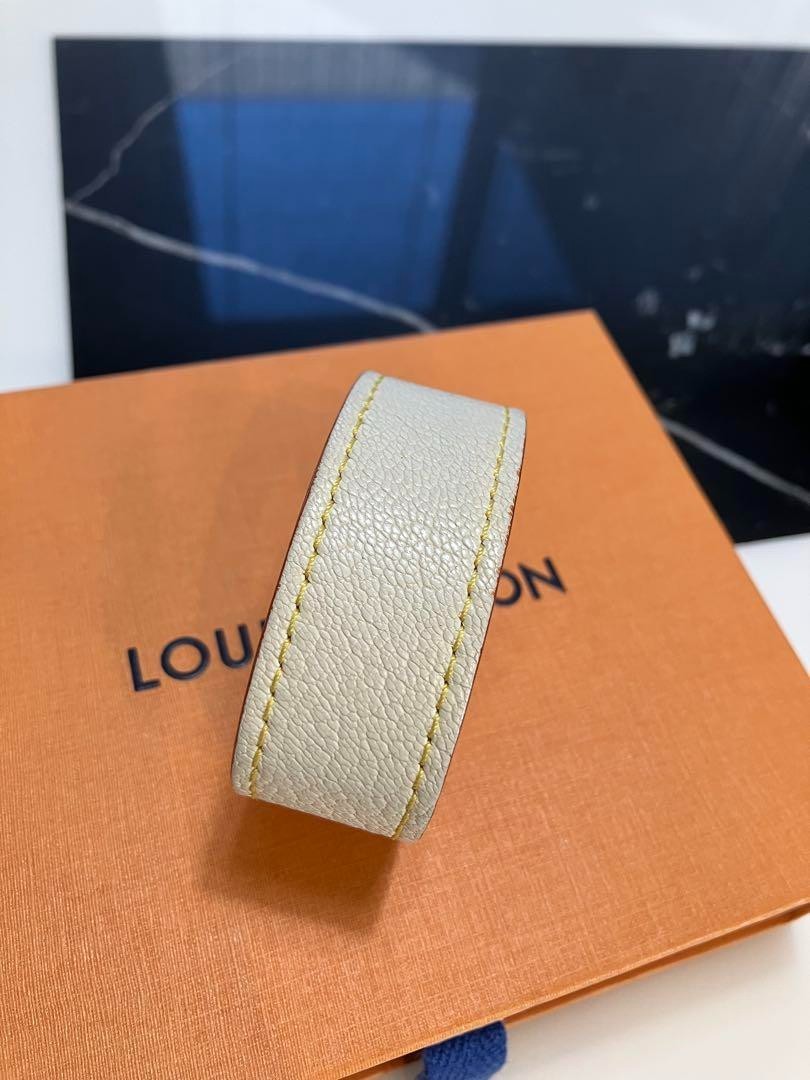 Auth Louis Vuitton Suhaliline M91886 Bracelet Brassle Koara White Used Size S