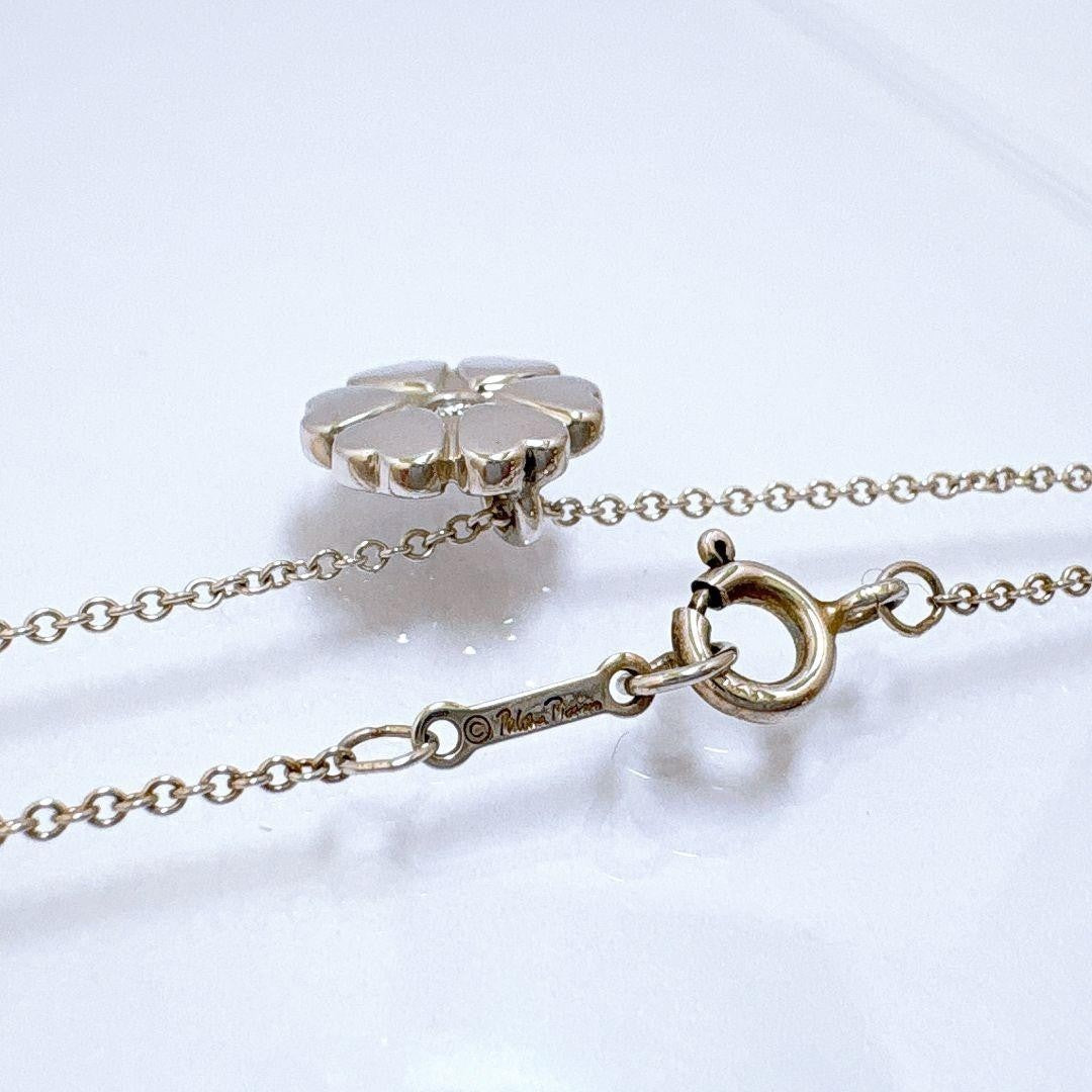 Tiffany & Co Silver 925 Crown of Hearts Necklace Pendant Paloma Picasso L 16.5in
