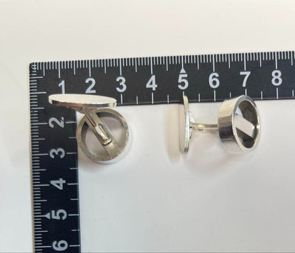 George Jensen # 91 Sterling Silver 925 Cufflinks Japan Used Vintage