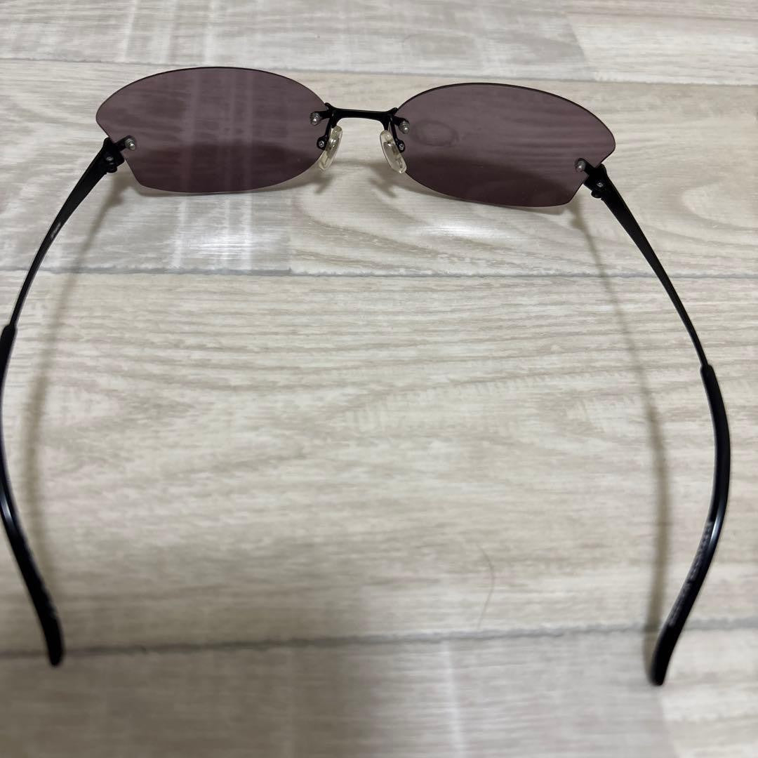 Alexander McQueen Auth 42-0029 Butterfly Rimless Sunglasses Purple Lens VTG Used