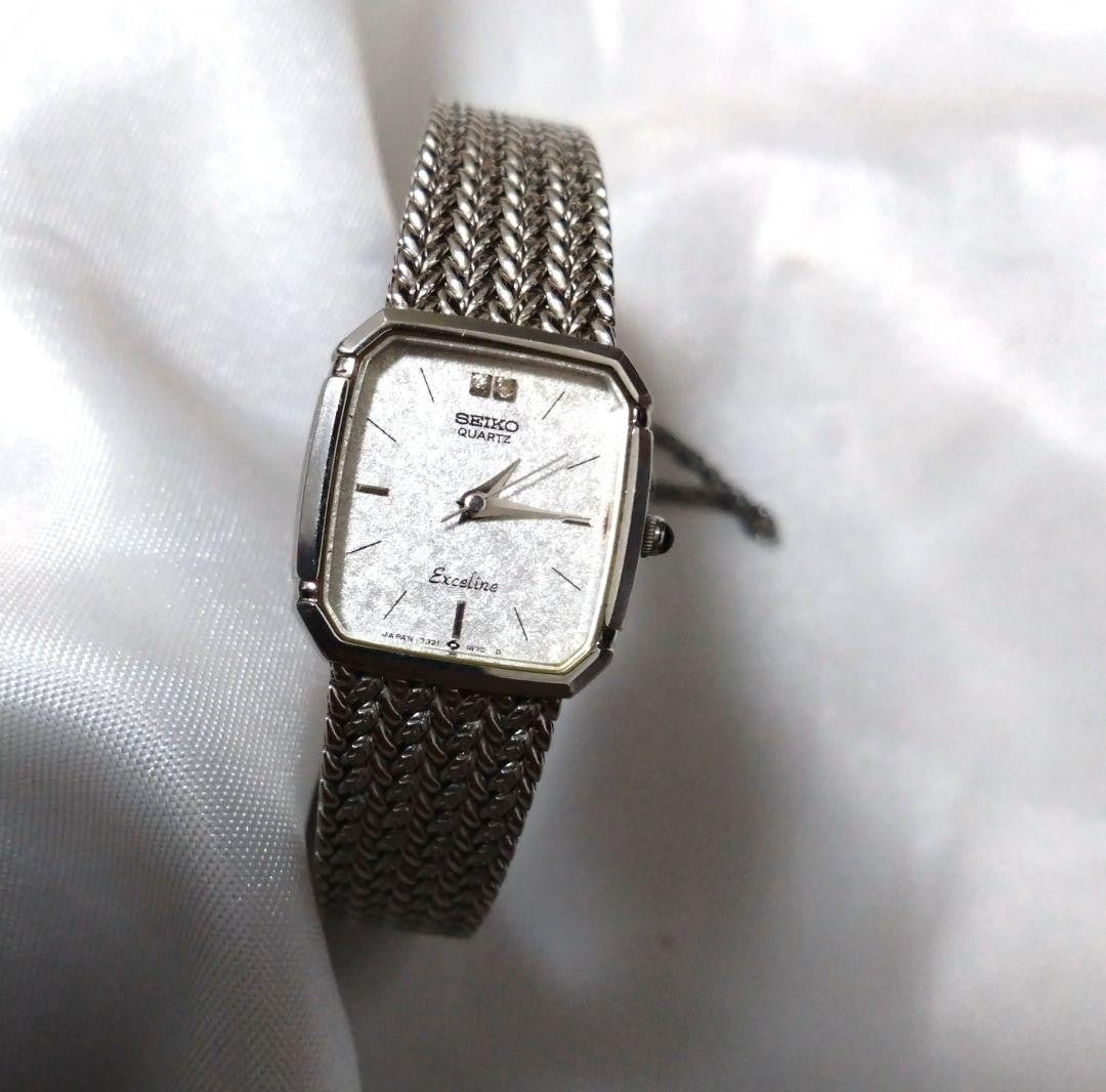 Vintage SEIKO Exceline 7321-5910 Quartz Analog  Watch Women Battery replaced