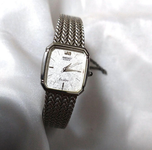 Vintage SEIKO Exceline 7321-5910 Quartz Analog  Watch Women Battery replaced