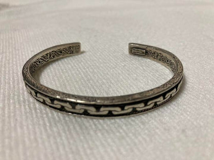 KONSTANTINO Sterling Silver Bangle Bracelet Length 15.7cm 6.1" Used From Japan