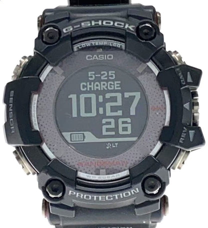 Casio G-Shock Rangeman GPR-B1000-1JR Solar GPS Digital Watch Black Resin Used