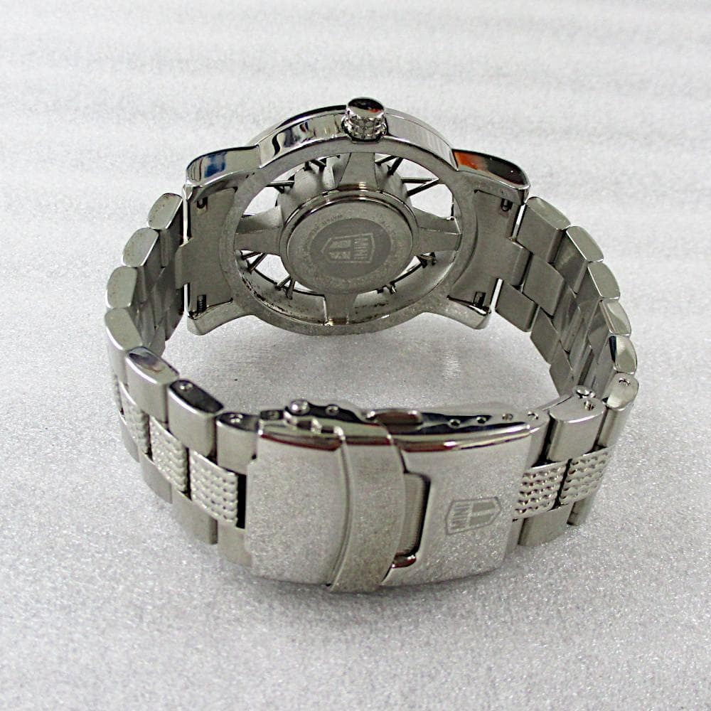 MINI Cooper Stainless Steel Wheel Analog Quartz Watch Battery Replaced Rare