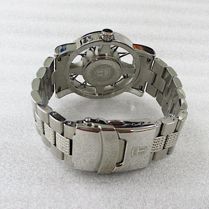 MINI Cooper Stainless Steel Wheel Analog Quartz Watch Battery Replaced Rare