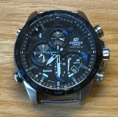 CASIO Edifice EQB-501 Tough Solar Bluetooth Mens Watch Black Dial No Band Box