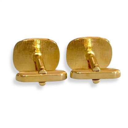 Loewe Anagram Gold Tone Cufflinks Excellent