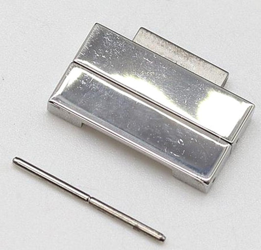 Charriol 04843 Genuine Watch Band Link Silver Stainless Steel 18mm Men 2pcs
