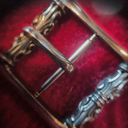 Deal Design King Gate Buckle Apple Watch Sterling Silver 925 Clasp Width 20mm