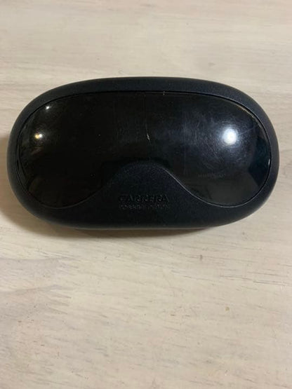 Porsche Design Carrera Vtg Sunglasses Black Metal Teardrop Lens with Case Used