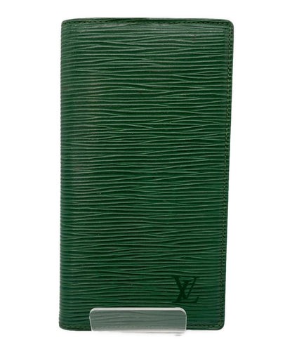 LOUIS VUITTON Agenda Cover R20524 Green Epi Leather Notebook Case Vintage