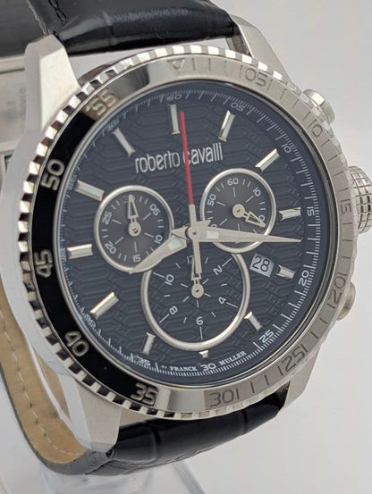 Roberto Cavalli by FRANCK MULLER 1G061 Chronograph Quartz Watch Men Excellent