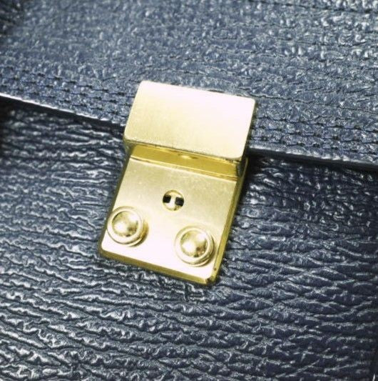 Phillip Lim Auth Pashli Medium Satchel Navy Leather 2Way Shoulder Bag 32 cm Used