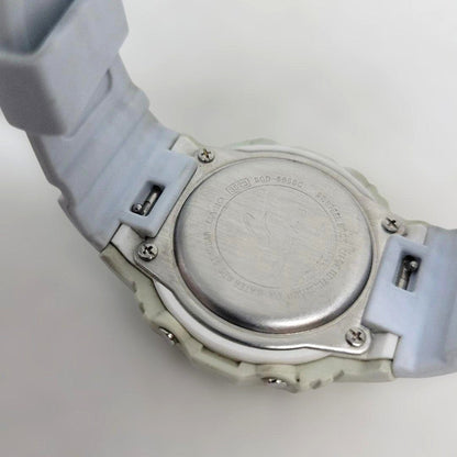 CASIO BABY-G BGD-565SC Digital Watch White Purple Dial Square Case Working