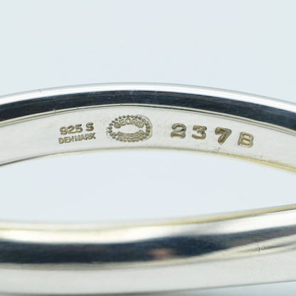 Georg Jensen # 237B Sterling Silver 925 Bangle Bracelet Astrid Fog Denmark RARE