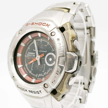 CASIO G-SHOCK G-520D-3AVDR Y2K World Time Mens Watch Silver Stainless Steel