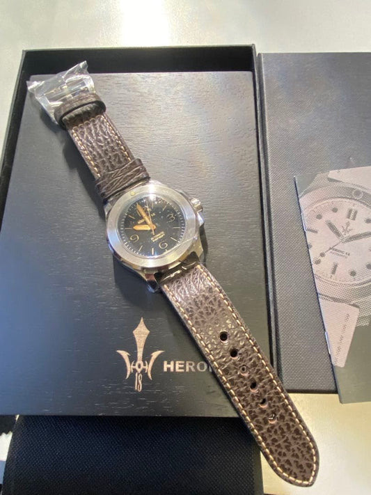 HEROIC 18 Stainless Automatic Diver Watch 500M MIYOTA90S 24Jewels Near Mint Rare