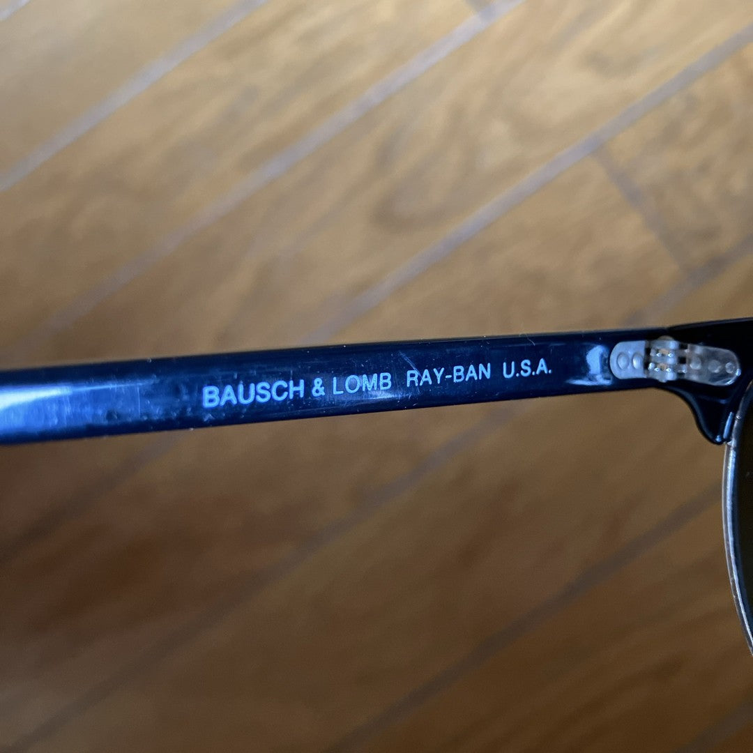 Vintage Ray-Ban B&L Bausch Lomb USA Clubmaster Sunglasses Pink Purple W0376 Rare