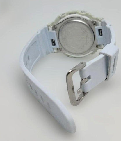 CASIO BABY-G BGD-565SC Digital Watch White Purple Dial Square Case Working