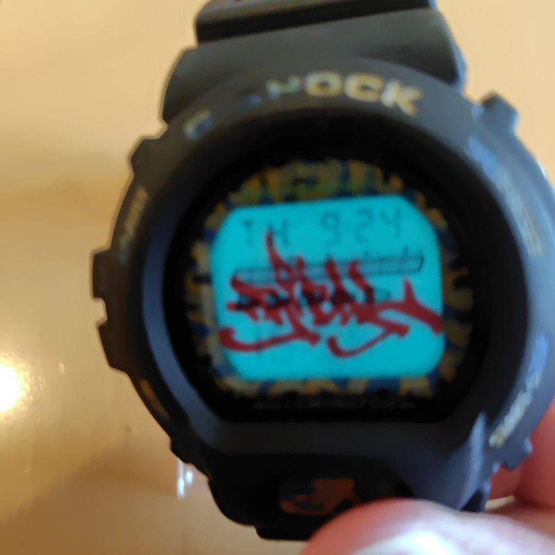 CASIO G-SHOCK DW-6600 Tribal Camouflage Mens Digital Watch Black Resin Working