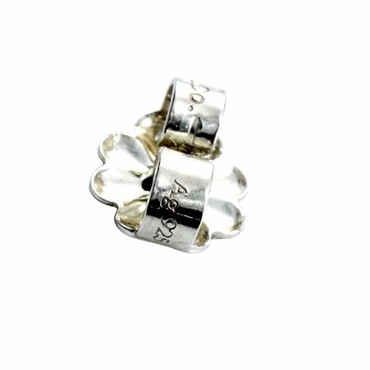 Near Mint Tiffany & Co Diamond By The Yard Open Heart Earrings Elsa Peretti