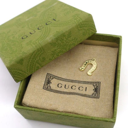Gucci Horseshoe Gold Tone Pendant Top Charm Used