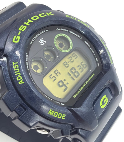 CASIO G-SHOCK DW-6900FS Tokyo Yakult Swallows Mens Digital Watch Navy 48mm