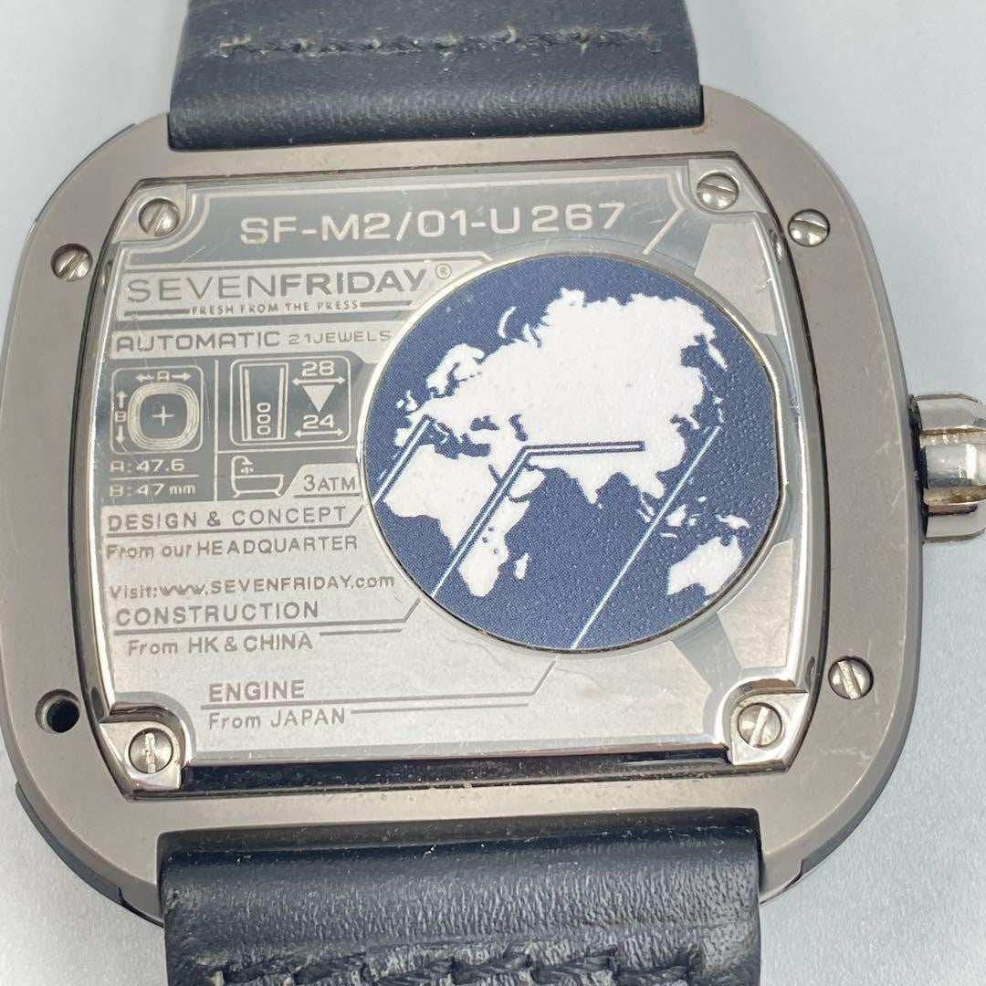 Seven Friday Sf-M2-01 Analog Automatic Watch Men Working Left-handed Rare
