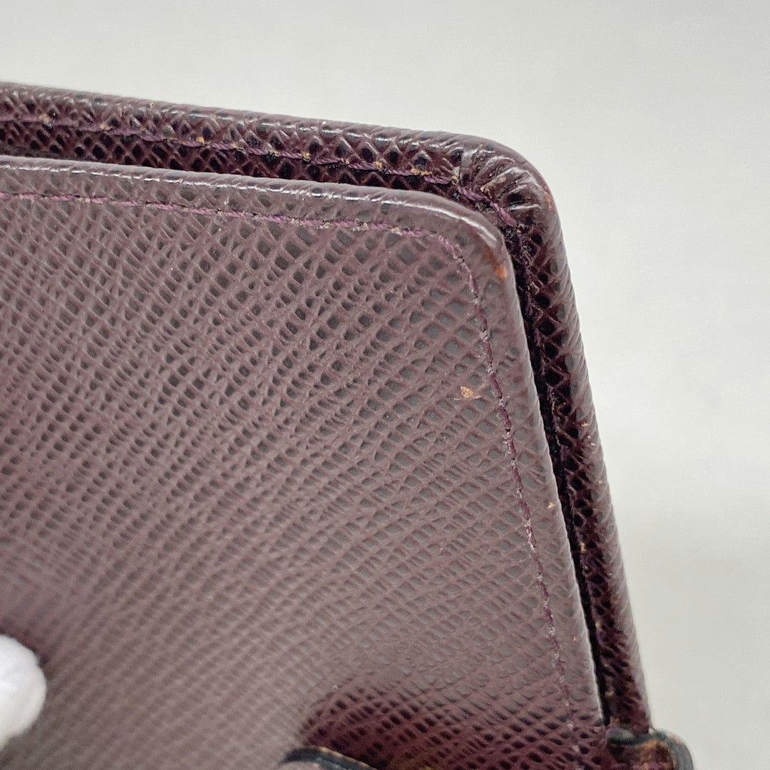 Louis Vuitton Agenda PM Notebook Cover Damier Acajou Leather R20416 Bifold Spain