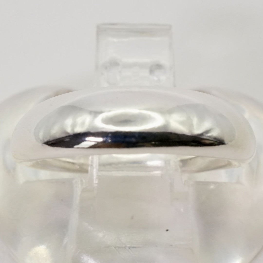 Georg Jensen # 501A Silver Curve Ring Regitze Overgaard Used Size 45 US 3.25