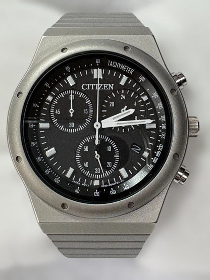 CITIZEN COLLECTION RECORD LABEL 1984 AT2540-57E Chronograph Date Watch Men