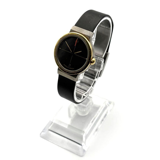 Porsche Design IWC 4530 Quartz Analog Date Watch Women Red Hand Titanium