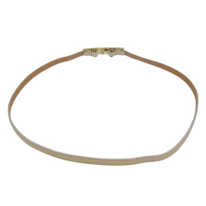 Gucci Beige Leather Gold Hardware Narrow Belt Size 75 30 91cm 35.8in Tom Ford
