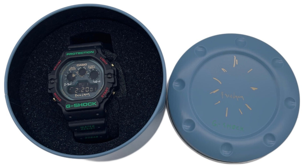 CASIO G-SHOCK DW-5900FA-1JR Mens Digital Watch Black Resin 20BAR Screen Print