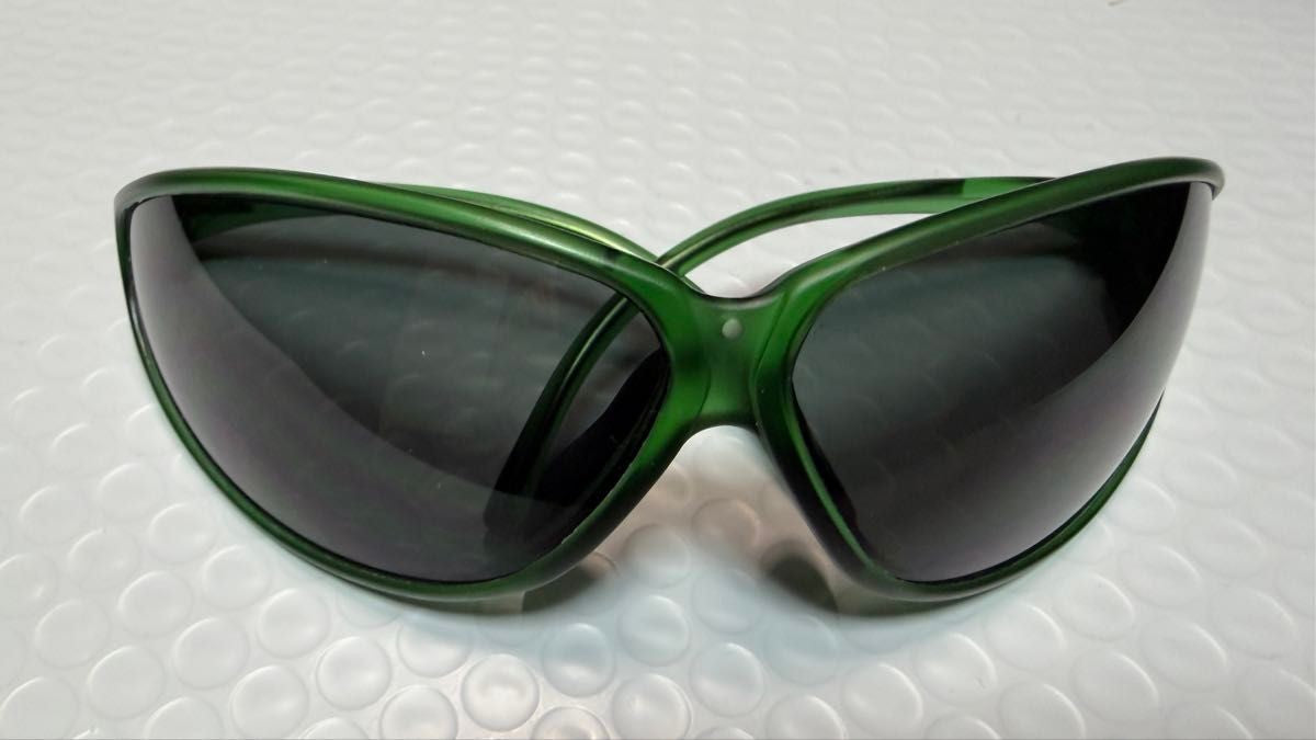 Arnette Vtg 90s Sport Sunglasses Green Frame Lightweight Outdoor Used Y2K