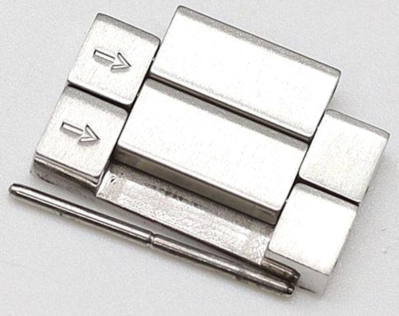 Charriol 04843 Genuine Watch Band Link Silver Stainless Steel 18mm Men 2pcs