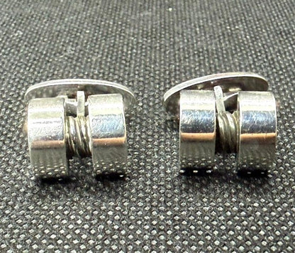 Georg Jensen Cufflinks Model 67 Sterling Silver 925 Men's Vintage Denmark Design