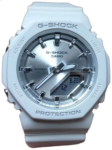 CASIO G-SHOCK GMA-P2100VA-7AJF Quarz Analog Digital Watch White Resin Mid Size