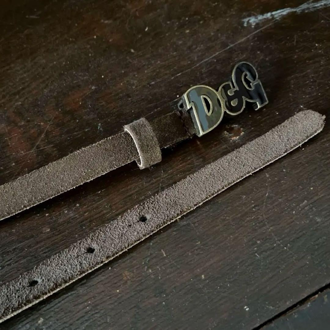 Dolce & Gabbana D&G Buckle Suede Belt Size 100/85 L 100cm 39in