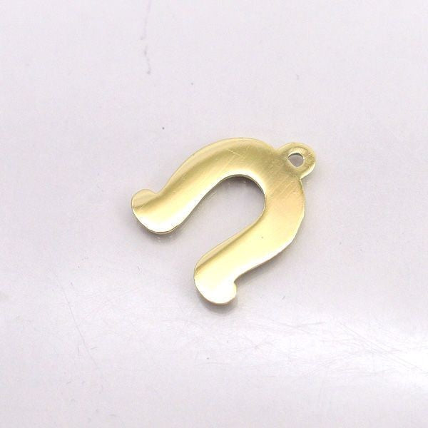 Gucci Horseshoe Gold Tone Pendant Top Charm Used