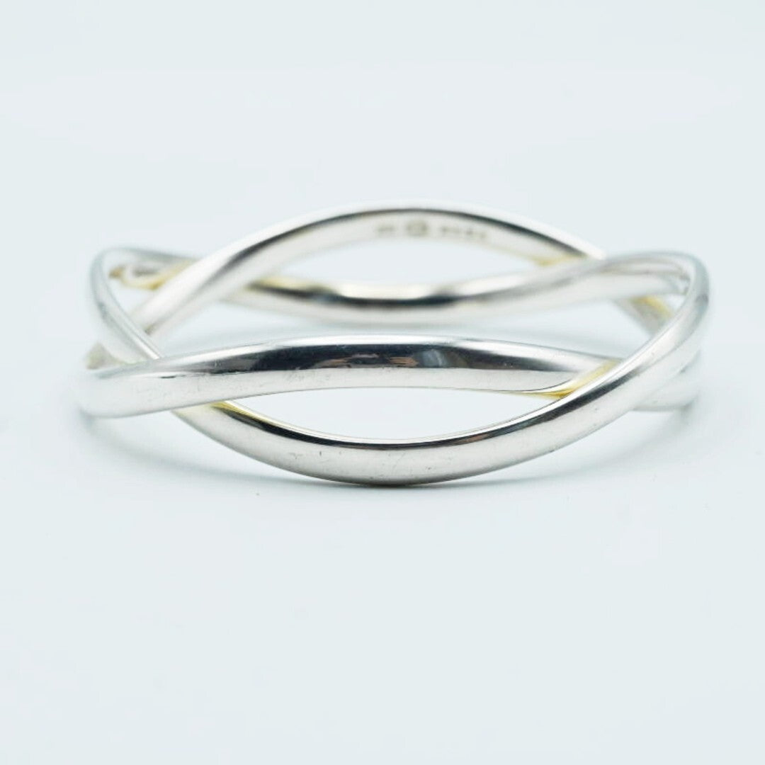 Georg Jensen # 237B Sterling Silver 925 Bangle Bracelet Astrid Fog Denmark RARE