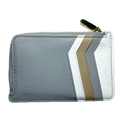 Tiffany & Co. Leather Fragment Coin Case Card Case T Logo Zip Near Mint