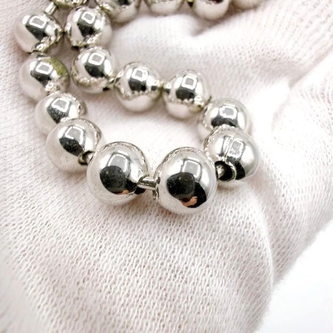 Excellent Christian Dior Ball Chain Bracelet length 20cm 7.8" Used Japan