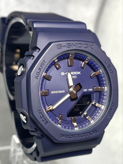 CASIO G-SHOCK GMA-P2100M-2AJF Carbon Core Navy Pink Gold Mens Watch Resin 46mm