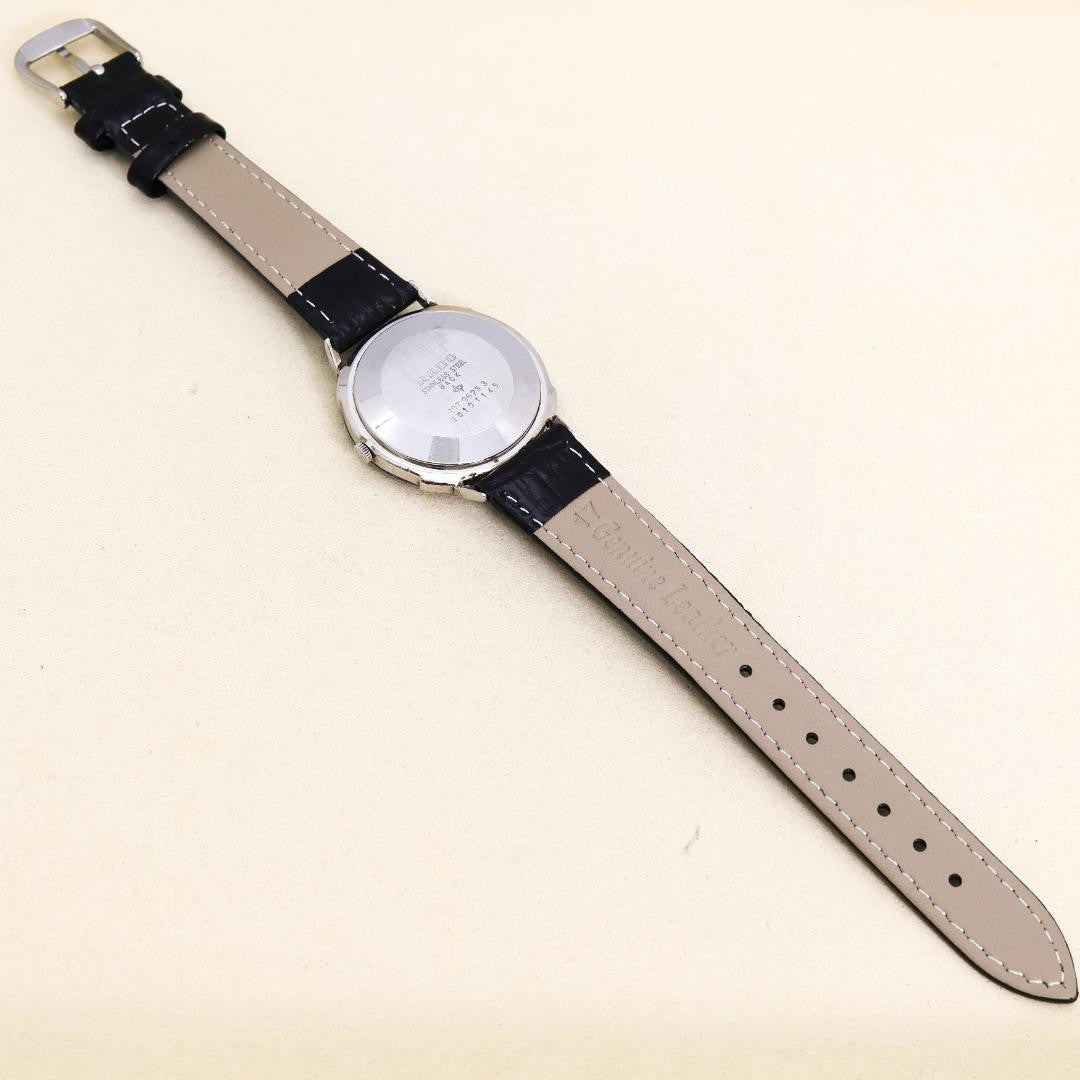 Rado Diastar 107.9623.3 Date Hard Alloy Case Quartz Watch Men Battery Replaced